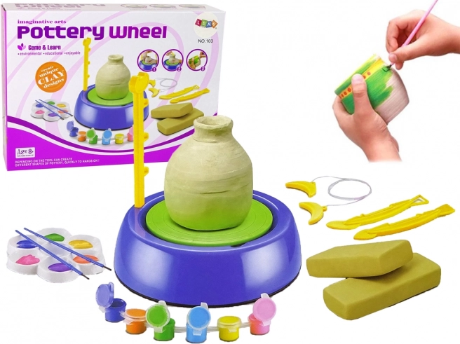 Agyagszínek készlet DIY fazekaskoronghoz