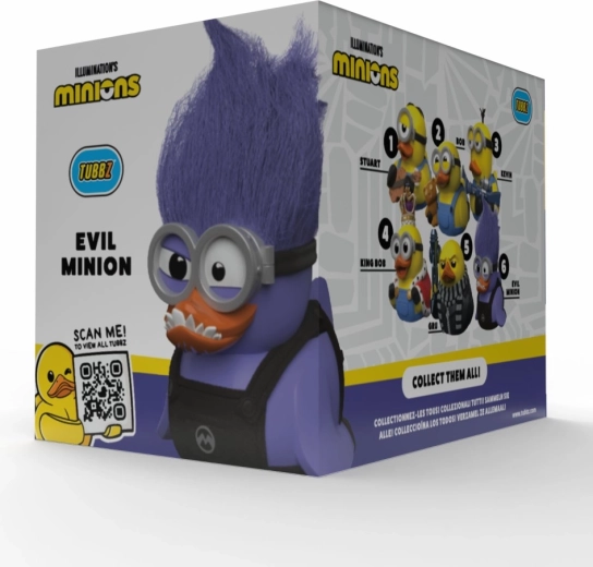 TUBBZ gyűjtői kacsácska Minions lila – 1 db