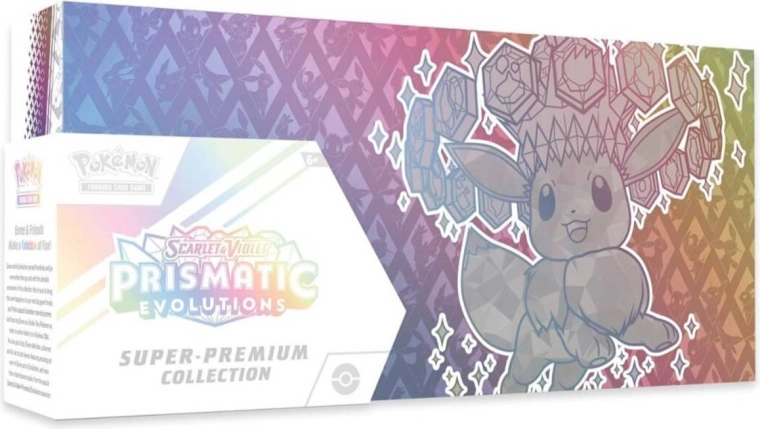 Pokémon TCG: Prismatic Evolutions – szuperprémium kollekció Eevee-vel