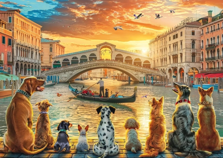 Puzzle A mólón 1000 darabos SCHMIDT