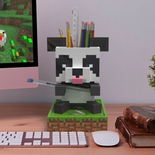 Minecraft panda ceruzatartó