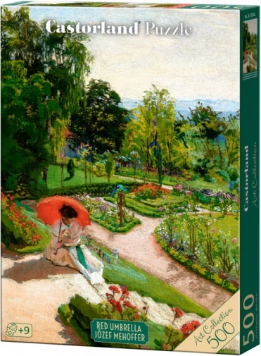 500 darabos puzzle – Piros esernyő Józef Mehoffer-től