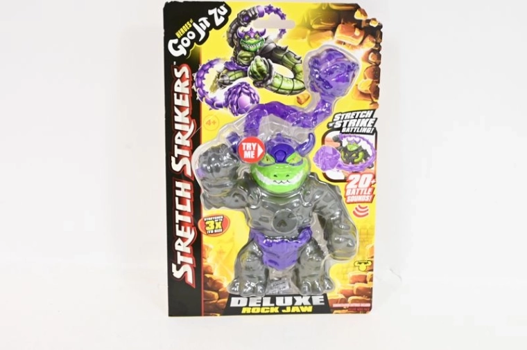 Heroes of Goo Jit Zu Rock Jaw Stretch Strikers Deluxe, hangokkal – akciófigura