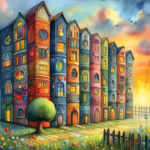 Puzzle Booktown 1023 darabos