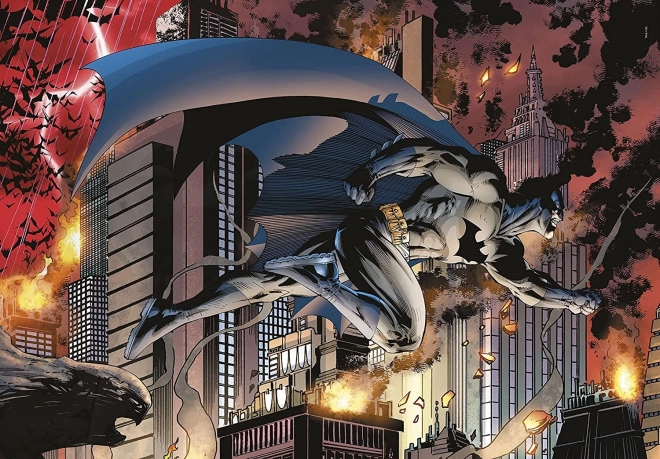 1000 darabos BATMAN puzzle hordtáskában a Clementonitól