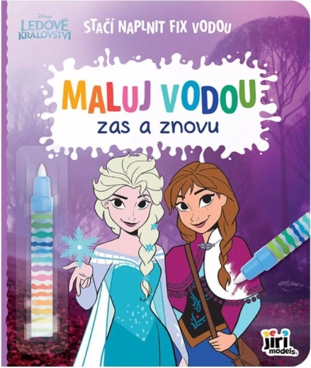 Vízfestős könyv Jégvarázs