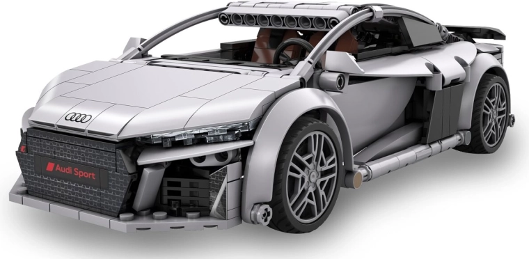 Az Audi R8 jellegzetes sportos részletei