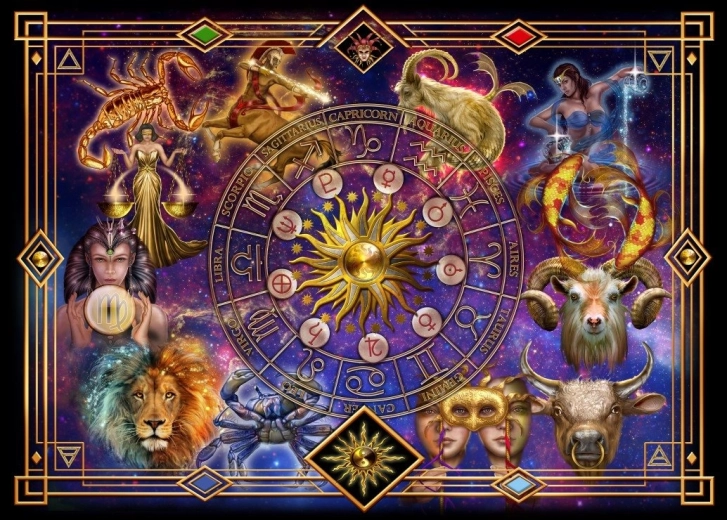 BLUEBIRD Állatövi jegyek 500 darabos puzzle
