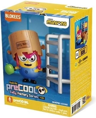 Blokees Minions preCOOL Bob építhető figura – gyümölcsőr (Jelly Factory)