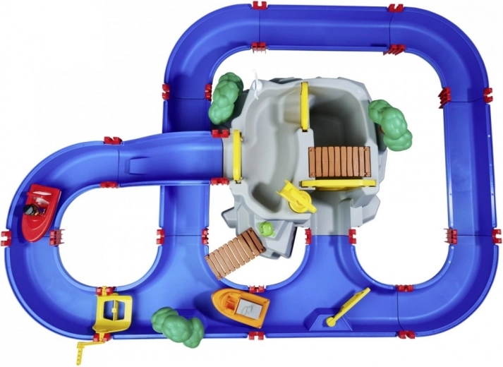 Nagy készlet 69 elemmel, 2 hajóval és 3 figurával
