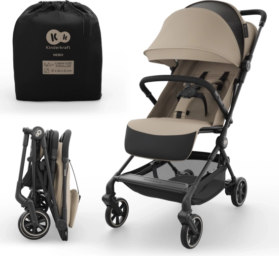 Kinderkraft NEBO sport babakocsi – Bézs (0074)