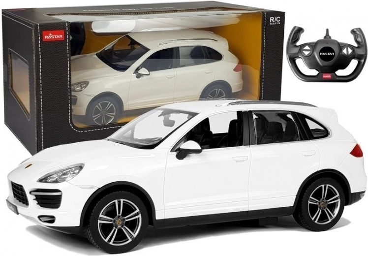 RC autó Porsche Cayenne 1:14 fehér