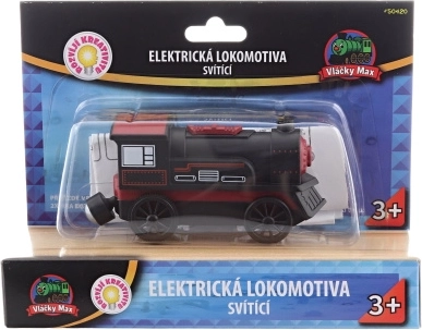 Vláčky Max fekete elektromos mozdony
