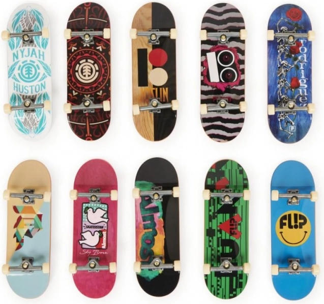 Tech Deck készlet 10 mini gördeszkával