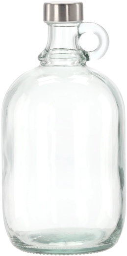 Üvegballon füllel 2 l fém csavaros záróval