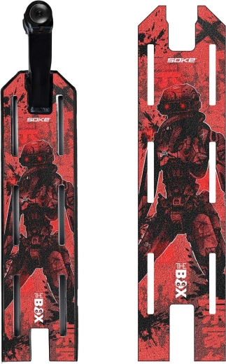 Soke griptape freestyle rollerekhez Red Cyber 52 × 13 cm