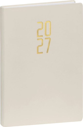 Notique napi határidőnapló Ponza 2027 krémszínű 15 × 21 cm