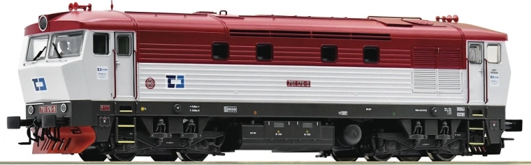 Roco 751 „Bardotka” dízelmozdony, ČD Cargo, digitális hanggal (H0)