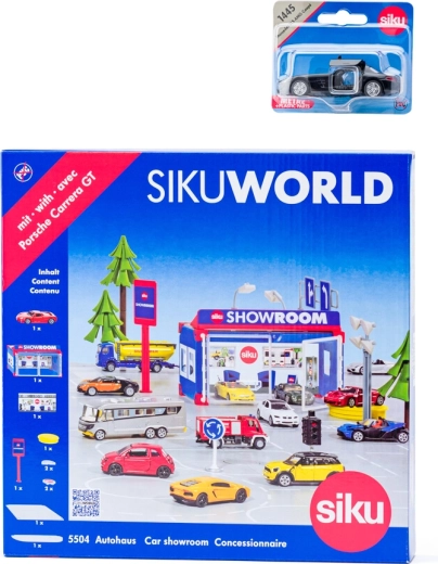SIKU World autószalon autóval