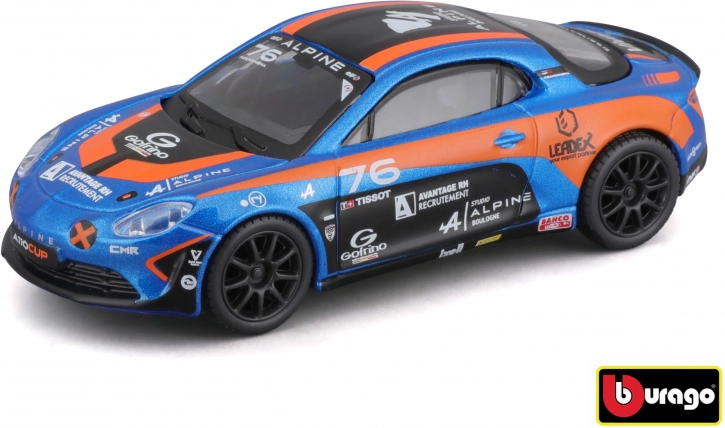Fém autómodell 1:43 Alpine A110 Cup Racing díszdobozban