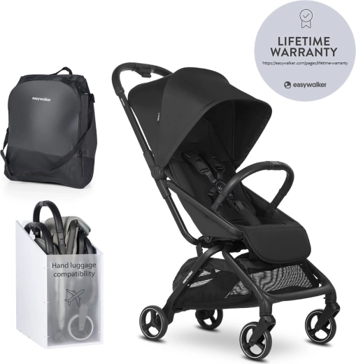 Easywalker sport babakocsi Rockey S pure black