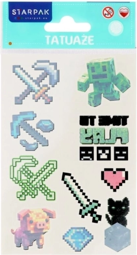 Pixel tetoválás - 1 db