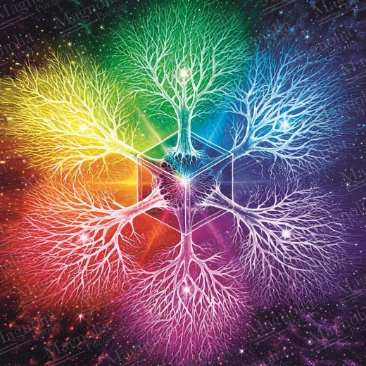 Puzzle a hét spirituális szinttel, 1023 darab