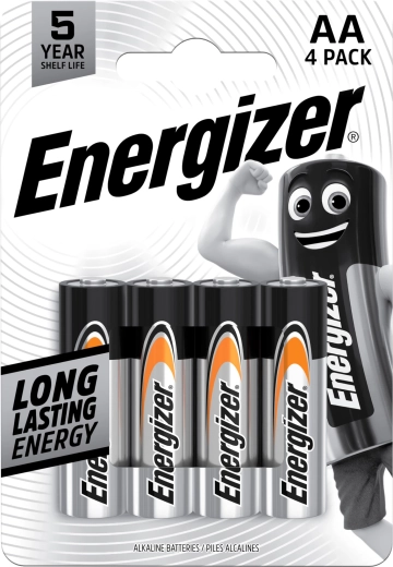 Energizer Everyday alkáli elemek AA, 4 db