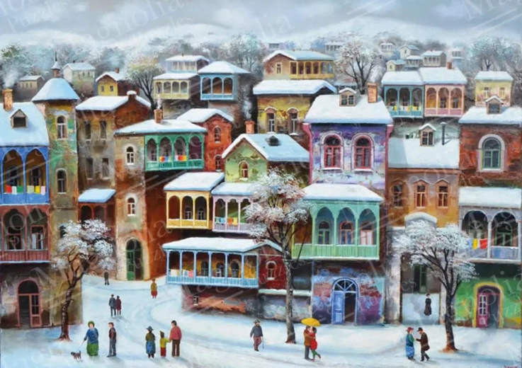 Hó a régi Tbilisziben – 1000 darabos puzzle