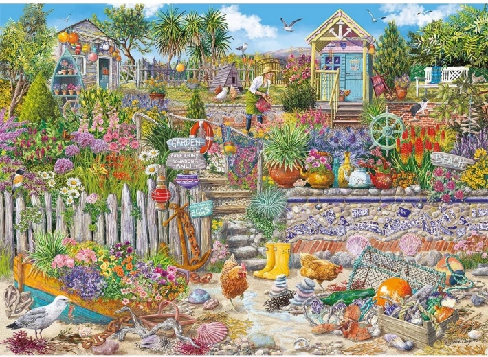Puzzle Tengerparti kert 1000 darabos GIBSONS