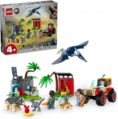 lego jurassic world mentőközpont kis dinoszauruszoknak