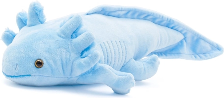 Baby Mix plüss axolotl 45 cm, kék