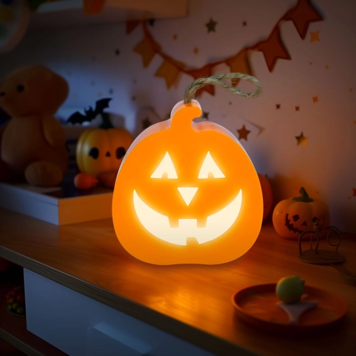 Halloween-i LED tökdekoráció RGB világítással