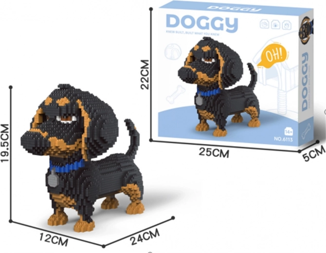 Építőkészlet 1930 darab – tacskó