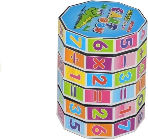 Matematikai henger – oktató fejtörő számokkal és szimbólumokkal