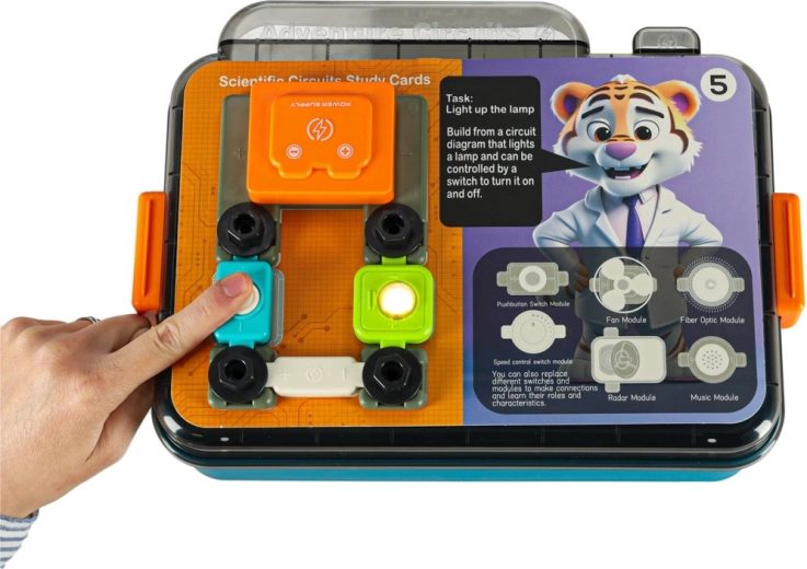 Valódi elektromos áramkörök egyszerűen és biztonságosan