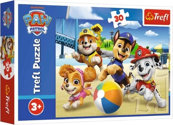 Puzzle Mancs őrjárat „Cztery łapy” (30 darab)