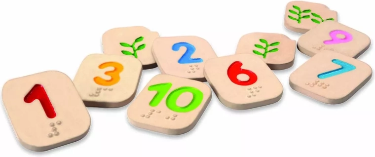 PlanToys Braille-számok 1–10