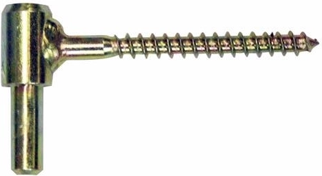 Menetelt kapupántcsavar-szem, sárgán horganyzott