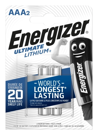 Energizer Ultimate Lithium AAA mikroceruzaelemek 1,5 V – 2 db