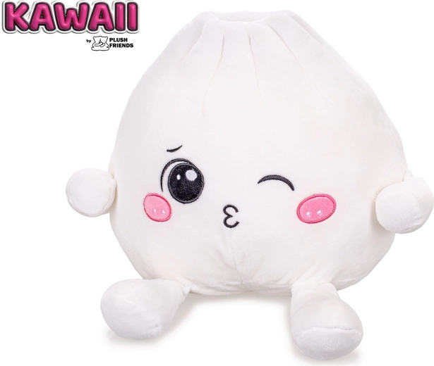 Plush Friends kawaii kacsintó plüss Bao gombóc 25 cm - 1 db