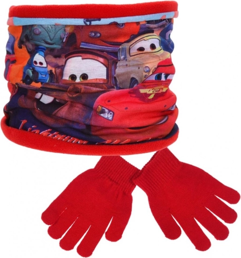 Disney Cars nyakmelegítő és kesztyű szett