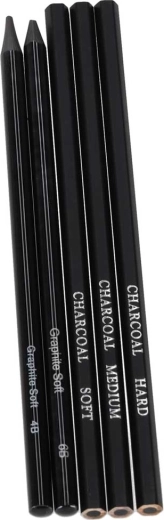 Széles ceruza- és szénválaszték