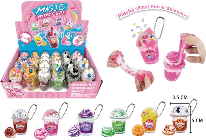Mini nyálkás medál pohárkában