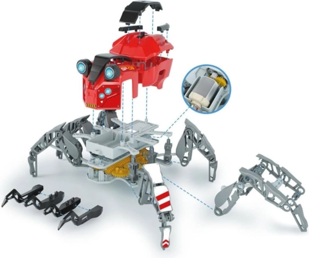 Építsd meg a robotot több mint 100 alkatrészből
