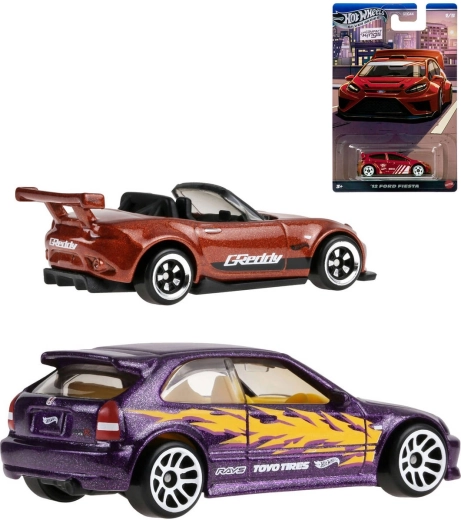 Hot Wheels Silver Series Compact Kings – '12 Ford Fiesta – fém kisautó 1:64