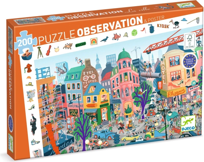 Djeco Városkereső puzzle