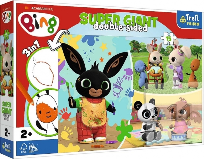 Nagy Puzzle Vidám Nap Binggel