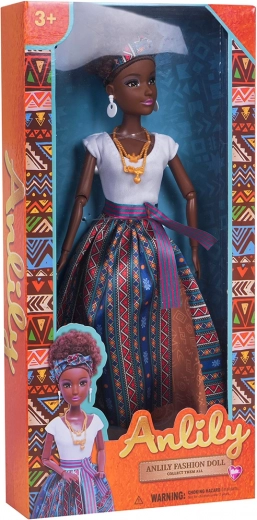 Ola baba ünnepi ruhában, mozgatható ízületek 33 cm