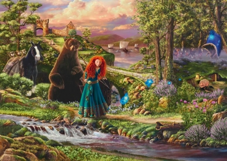 Puzzle SCHMIDT Merida, a bátor 1000 darab